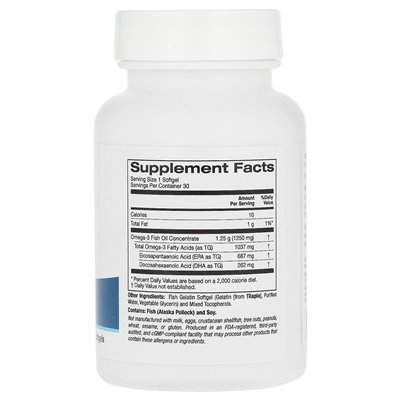 Lake Avenue Nutrition, Omega-3-Fischöl, 1250 mg, 30 Kapseln