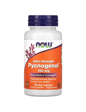 NOW Foods, Extra Mocny Pycnogenol, 150 mg, 60 wegańskich Kapsułek NOW Foods, Extra Mocny Pycnogenol, 150 mg, 60 wegańskich Kapsułek