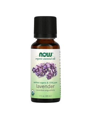 NOW Foods, Organiczne Oils Esencjonalne, Lawenda, 1 uncja fl (30 ml)