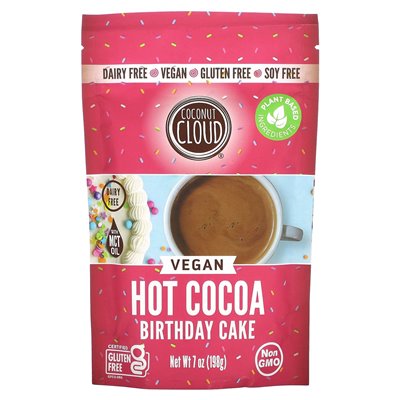Coconut Cloud, vegane heiße Schokolade, Geburtstagstorte, 7 oz (198 g)
