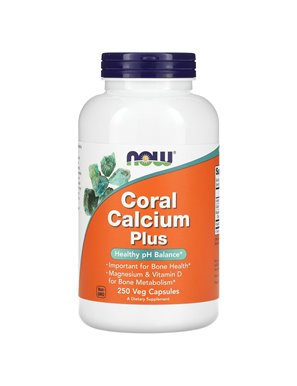 NOW Foods, Coral Calcium Plus, 250 vegetarische Kapseln NOW Foods, Coral Calcium Plus, 250 vegetarische Kapseln
