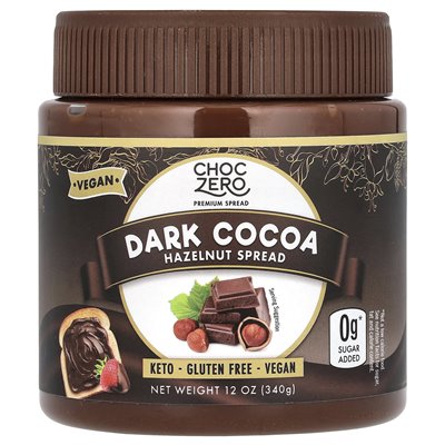 Choczero, Dark Cocoa Ledelnut Spread, 12 uncji (340 g) Choczero, Dark Cocoa Ledelnut Spread, 12 uncji (340 g)