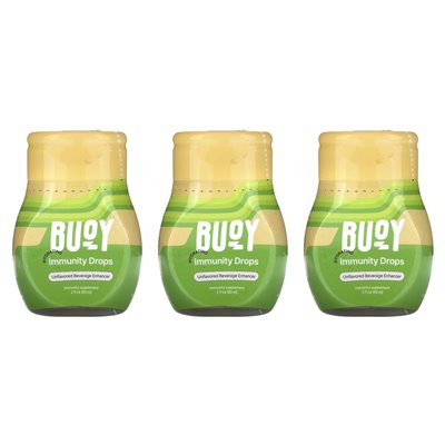 Nawilżenie boi, krople odporności nawilżającej, wzmacniacz napojów, niezmożony, 3 paczki, 2 fl oz (60 ml)