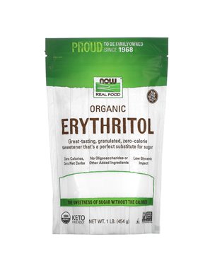 NOW Foods, Naturkost, Bio-Erythrit, 1 lb (454 g)