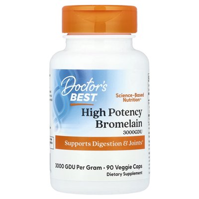 Best High Potency Bromelain 500mg 90 Vegetarian Caps