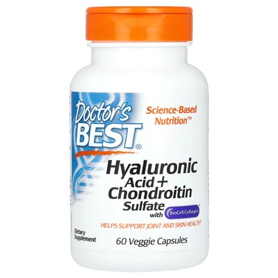 Best Doctor, Hyaluronic Acid + Chondroitin Sulfate with BioCell Collagen, 60 Vegetarian Caps