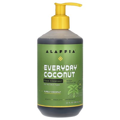 Alaffia Daily Coconut Facial Cleanser 12 fl oz (355 ml)