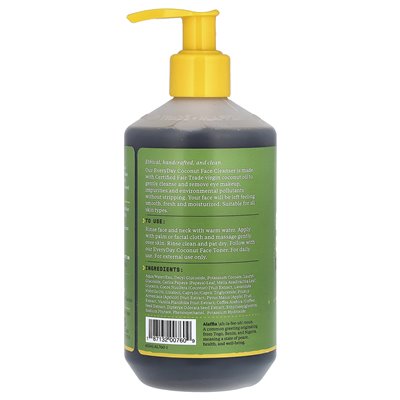Alaffia Daily Coconut Facial Cleanser 12 fl oz (355 ml)