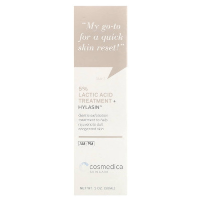 Cosmedica Skincare, 5 % Milchsäurebehandlung + Hylasin, 1 oz (30 ml)