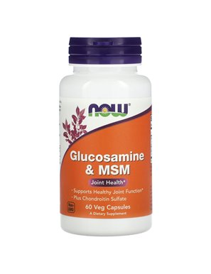 NOW Foods, Glucosamin & MSM, 60 vegetarische Kapseln