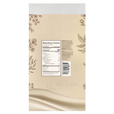 Choczero, Keto Bark, White Chocolate, Cookies & Cream, 8 Individually Foil Wrapped, 3.2 oz (90 g)