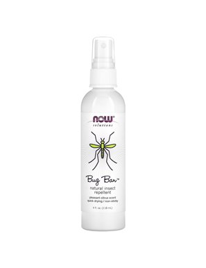NOW Foods, Bug Ban, Natural Insect Repellent, Lemon, 118 ml NOW Foods, Bug Ban, Natural Insect Repellent, Lemon, 118 ml