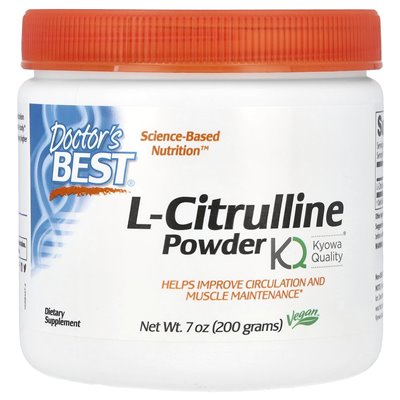 Doctor's Best, L-Cytrynian L-Citrulliny, 7 uncji (200 g) Doctor's Best, L-Cytrynian L-Citrulliny, 7 uncji (200 g)