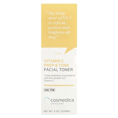 Cosmedica Spicare, Vitamin C Prep & Ton, Facial Toner, 4 oz (120 ml)