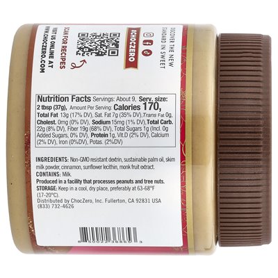 Choczero, Cinnamon Bun Spread, 12 uncji (340 g) Choczero, Cinnamon Bun Spread, 12 uncji (340 g)