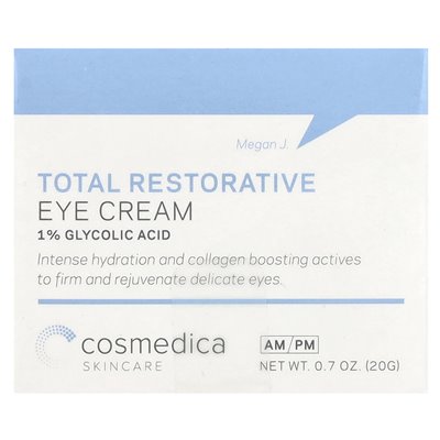 Cosmedica Skincare, Total Eye Cream, 0.7 oz (20 g)