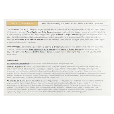 Cosmedica Spicare, Essential Trio Kit, 3-piece set
