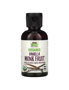 NOW Foods, Real Food, Bio-Mönchsfrucht, flüssiger Süßstoff, Vanille, 1,8 oz (53 ml) NOW Foods, Real Food, Bio-Mönchsfrucht, flüssiger Süßstoff, Vanille, 1,8 oz (53 ml)