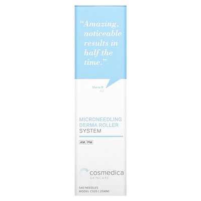 Cosmedica Skincare, Microneedling Derma Roller System, 1 roller Cosmedica Skincare, Microneedling Derma Roller System, 1 roller