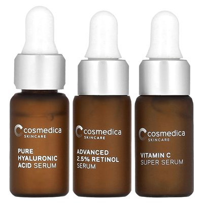 Cosmedica Skincare, Essential Serum Minis, 3-teiliges Set