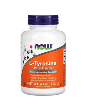 NOW Foods, reines L-Tyrosinpulver, 4 oz (113 g) NOW Foods, reines L-Tyrosinpulver, 4 oz (113 g)