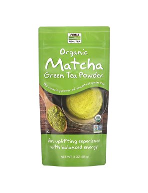 NOW Foods, Real Tea, Organic Matcha Green Tea Powder, 3 oz (85 g) NOW Foods, Real Tea, Organic Matcha Green Tea Powder, 3 oz (85 g)