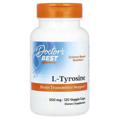 Doktor's Best, L-Tyrosin, 500 mg, 120 vegetarische Kapseln