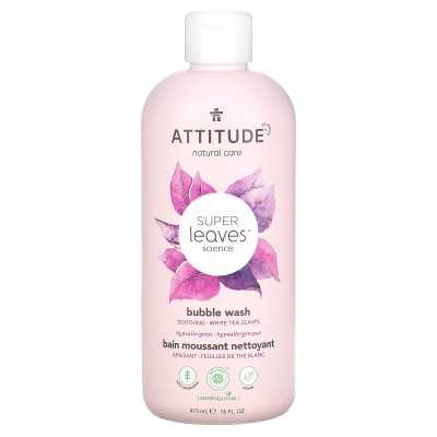 ATTITUDE, Super Leaves Science, Bubble Wash, White Tea Leaves, 16 fl oz (473 ml) ATTITUDE, Super Leaves Science, Bubble Wash, White Tea Leaves, 16 fl oz (473 ml)