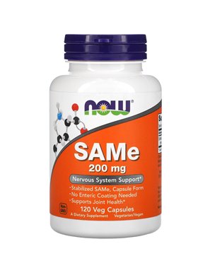 NOW Foods, SAMe (Disilikattosylat), 200 mg, 120 vegetarische Kapseln NOW Foods, SAMe (Disilikattosylat), 200 mg, 120 vegetarische Kapseln