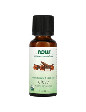 NOW Foods, Organiczne Oils Esencjonalne, Gwoździk, 1 fl oz (30 ml)