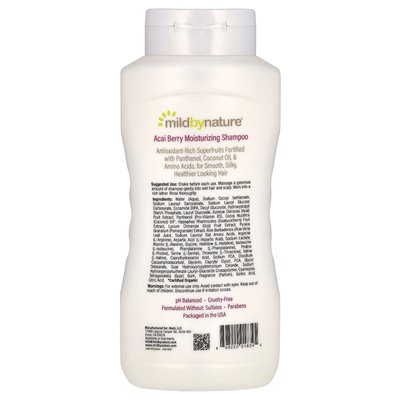 Mild z Natury, szampon kremowy Acai Berry, 16 Oz (473 ml)