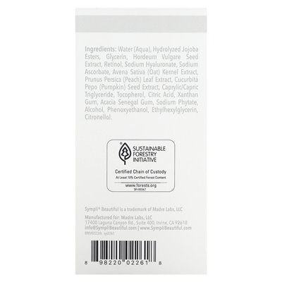 Sympli Beautiful, Serumdipity, Retinol-Vitamin-A-Gesichtsserum, 1 fl oz (30 ml)