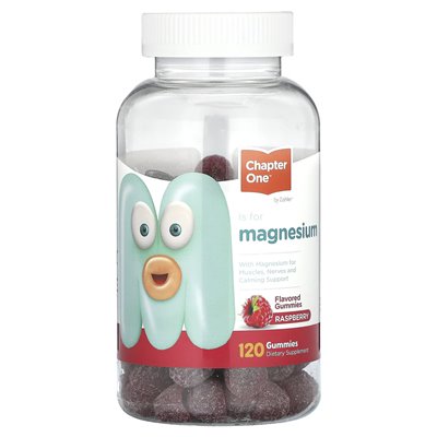 CHAPTER ONE, GUMMIE MAGNESIUM, RASPBERRY, 120 GUMMIE