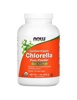 NOW Foods, zertifizierte Bio-Chlorella, reines Pulver, 1 lb (454 g)