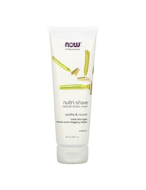 NOW Foods, Rozwiązania, Nutri-Shave, Naturalne Kremy do Golenia, 8 uncji (237 ml)