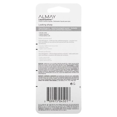 Almay, Pretty Ink, flüssiger Eyeliner, 221 Schwarz, 0,1 fl oz (2,9 ml)