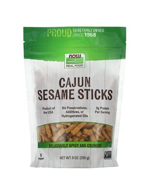 NOW Foods, Cajun Sesame Sticks, 9 oz (255 g) NOW Foods, Cajun Sesame Sticks, 9 oz (255 g)