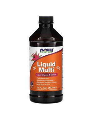 NOW Foods, Liquid Multi, Waldbeere, 16 fl oz (473 ml) NOW Foods, Liquid Multi, Waldbeere, 16 fl oz (473 ml)
