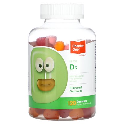 Rozdział pierwszy, witamina D3, smak, 120 gumzy