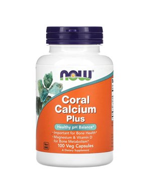 NOW Foods, Coral Lime Plus, 100 vegetarische Kapseln NOW Foods, Coral Lime Plus, 100 vegetarische Kapseln
