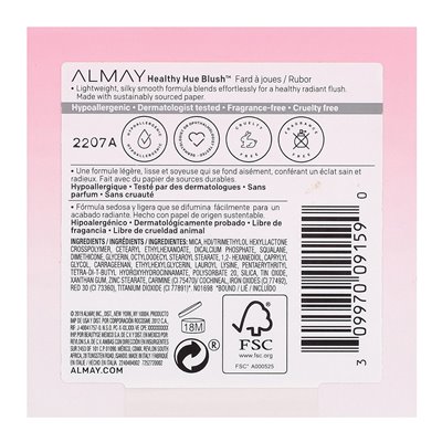 Almay, Healthy Hue Blush, 200 So Peachy, 0,17 uncji (5 g)