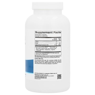 Lake Avenue Nutrition, Total Amino, 240 kapsułek wegetariańskich Lake Avenue Nutrition, Total Amino, 240 kapsułek wegetariańskich