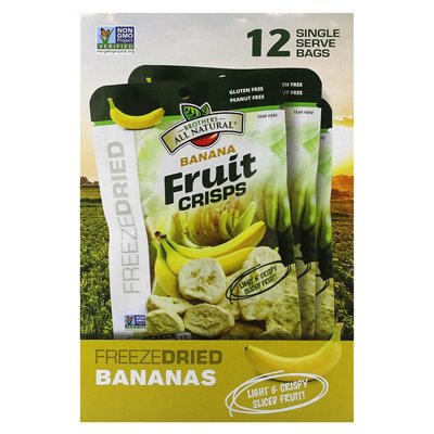 Brothers-All-Natural, Chips, Banane, 12 Einzelportionsbeutel, je 0,59 oz (17 g)