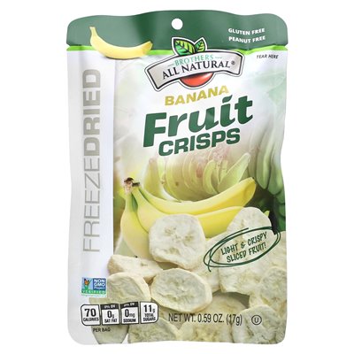 Brothers-All-Natural, Chips, Banane, 12 Einzelportionsbeutel, je 0,59 oz (17 g)