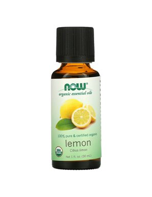 NOW Foods, Organic Essential Oils, Lemon, 1 fl oz (30 ml)
