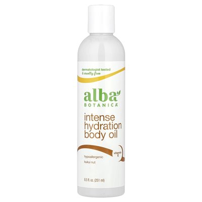 Alba botanica, intensywny olej do ciała hydratacji, nakrętka kukui, 8,5 fl oz (251 ml) Alba botanica, intensywny olej do ciała hydratacji, nakrętka kukui, 8,5 fl oz (251 ml)