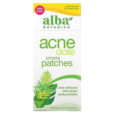 Alba botanica, Acnedote Pickelpflaster, 40 einzelne Hydrokolloidpflaster