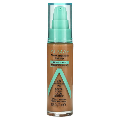 Almay, klare Creme, 710 Natural Tan, 1 Fl Oz (30 ml)