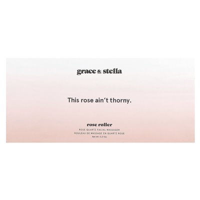 Grace & Stella, Rose Quartz Facial Masager, 1 Roller Grace & Stella, Rose Quartz Facial Masager, 1 Roller