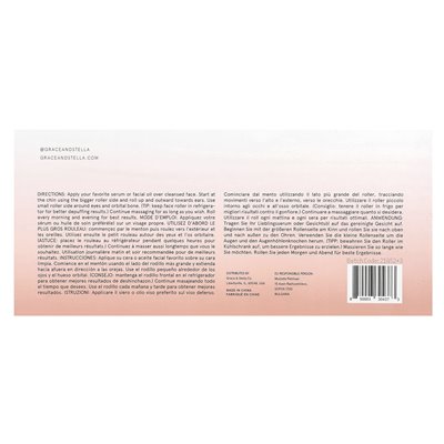 Grace & Stella, Rose Quartz Facial Masager, 1 Roller Grace & Stella, Rose Quartz Facial Masager, 1 Roller